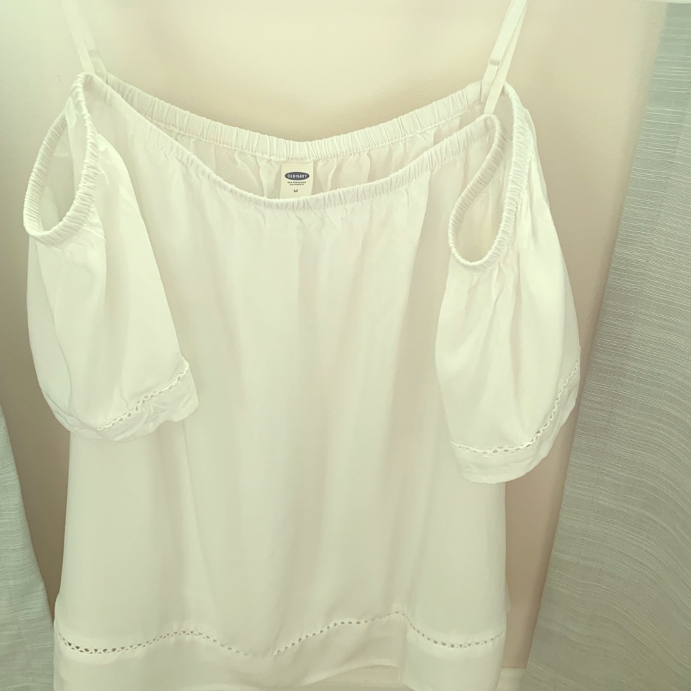 white off the shoulder top